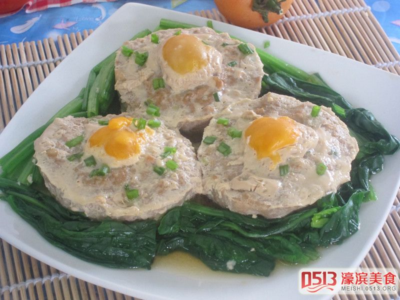 肉饼子蒸蛋